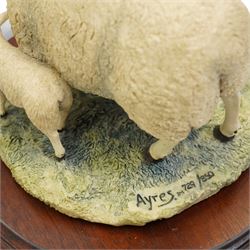  Border Fine Arts 'Coming Home' by Judy Boyt, another 'Texel Ewe and Lambs' by Ray Ayres 729/850 and 'Spring Lambing' by Ray Ayres from the James Herriot collection (3) 