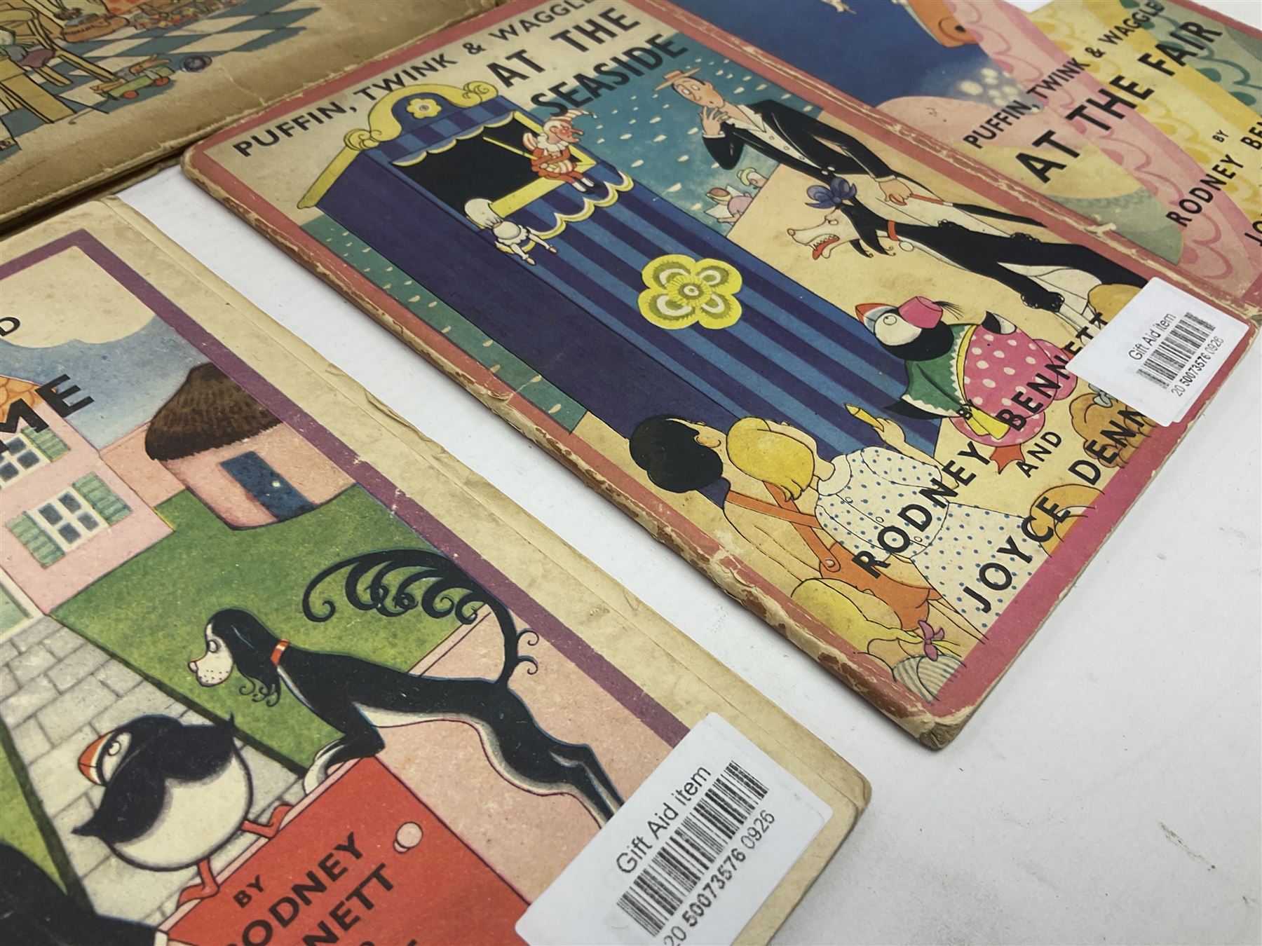 Joyce Dennys, Puffin Twink & Waggle 'at the seaside', 'at the fair' and 'at home', together with Susan Gladstone 'Bruno and His Friend Chimp' and L'Oiseau de Feu (Firebird) 'Scheherazade'