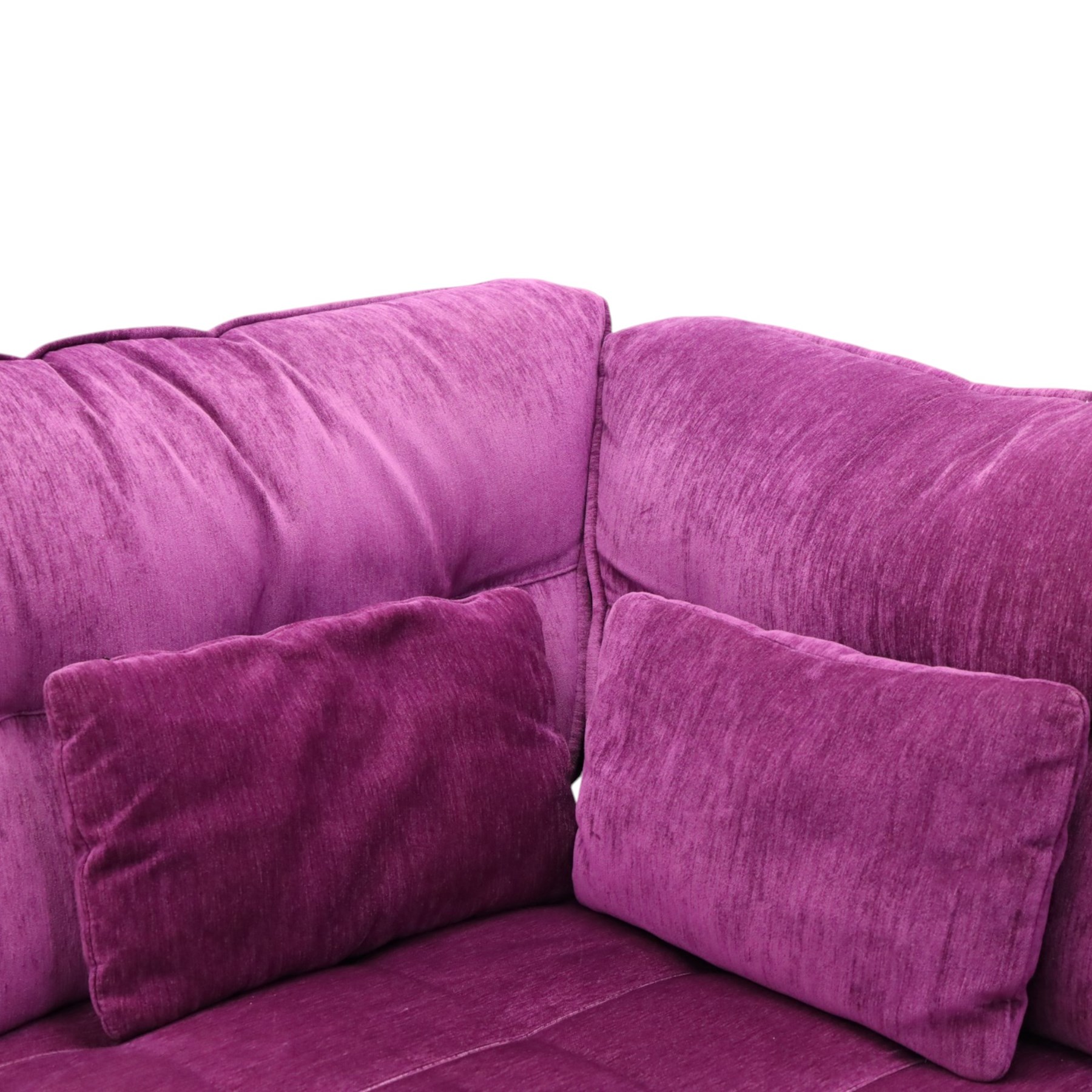Fama - 'Arianne Love' modular sofa, comprising five sections; two corner 'C' sections, seat 'A' section and footstool, raised on bun feet