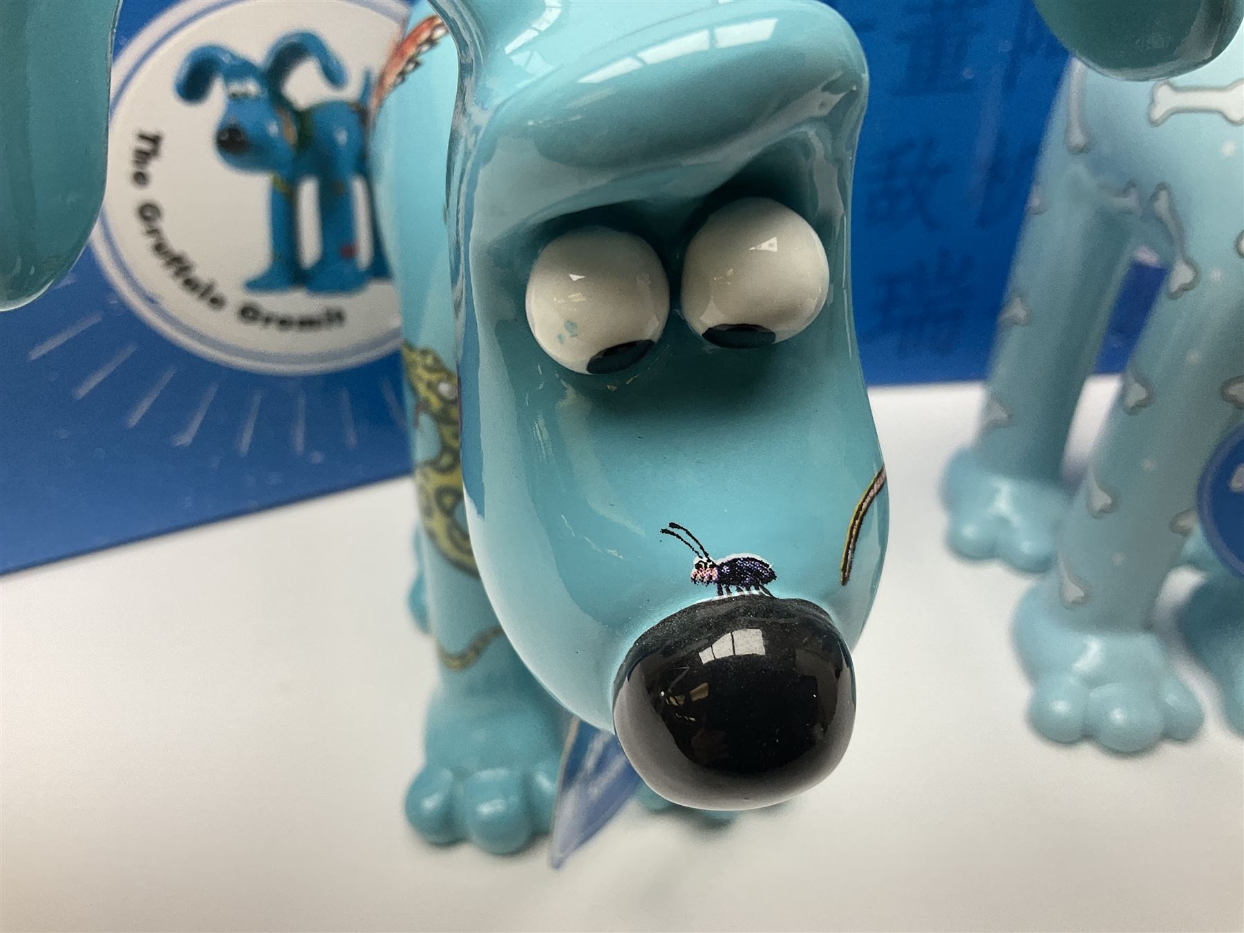 Wallace & Gromit - Gromit Unleashed: two Aardman Animations The Grand Appeal 'Gromit Unleashed' figures comprising Sweet Dreams and The Gruffalo Gromit, both with boxes