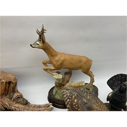 British wildlife, dogs and other animal figures, to include examples by Border Fine Arts, Teviotdale and David Hughes, etc