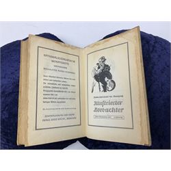 Hitler Adolf: Mein Kampf. 1938. Munich. German text. Quarter leather binding with gilt spine.