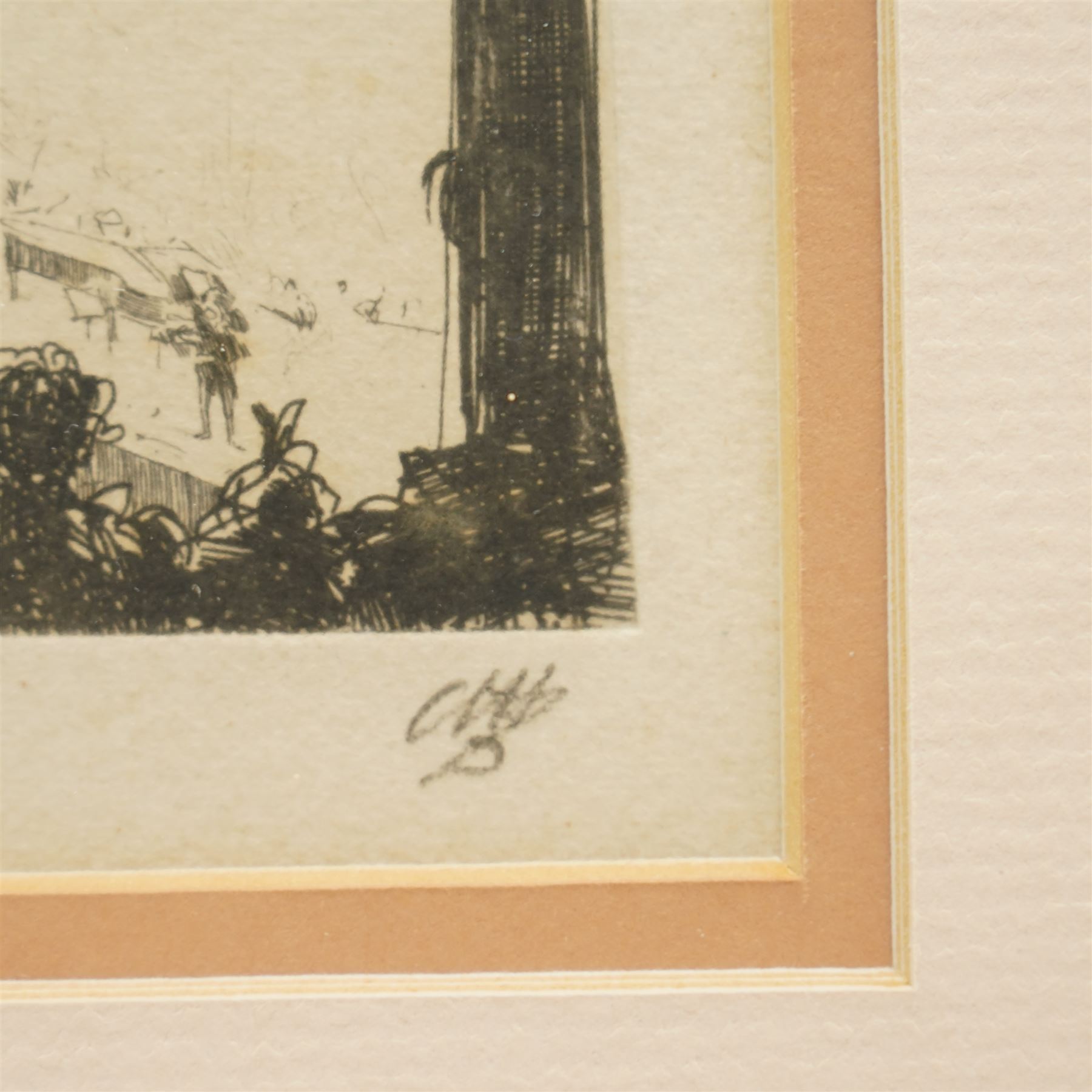 Pietro Annigoni OMRI (Italian 1910-1988): Liturgy and Studies, three drypoint etchings signed in pencil max 17cm x 28cm