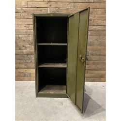 Art Metal Steel Office Furniture - mid-20th century lockable cupboard
