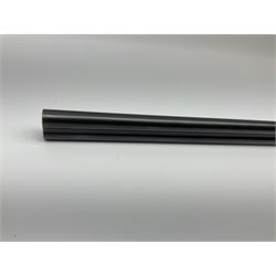 Spanish Master 12-bore side-by-side double barrel boxlock ejector sporting gun, 70.5cm barrels, pale walnut stock with chequered grip and plain fore-end and thumb safety, serial no.130828, L113cm SHOTGUN CERTIFICATE REQUIRED