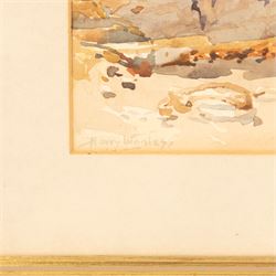 Harry Wanless (British c1872-1934): Brixham Harbour, watercolour signed 21cm x 30cm 