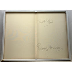 Rosemary Abrahams (British c.1945-): 'North Wind', oil on canvas, signed and titled verso 90cm x 120cm (unframed)
Provenance: purchased from the 'Biscuit Factory' Contemporary Art Gallery, Newcastle upon tyne