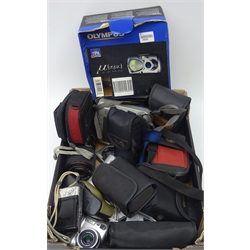  Collection of digital cameras and accessories incl. Fujifilm, Nikon, Canon etc, Tokina SD 70-210mm lens, Sony Camcorder, film and other cameras & accessories   