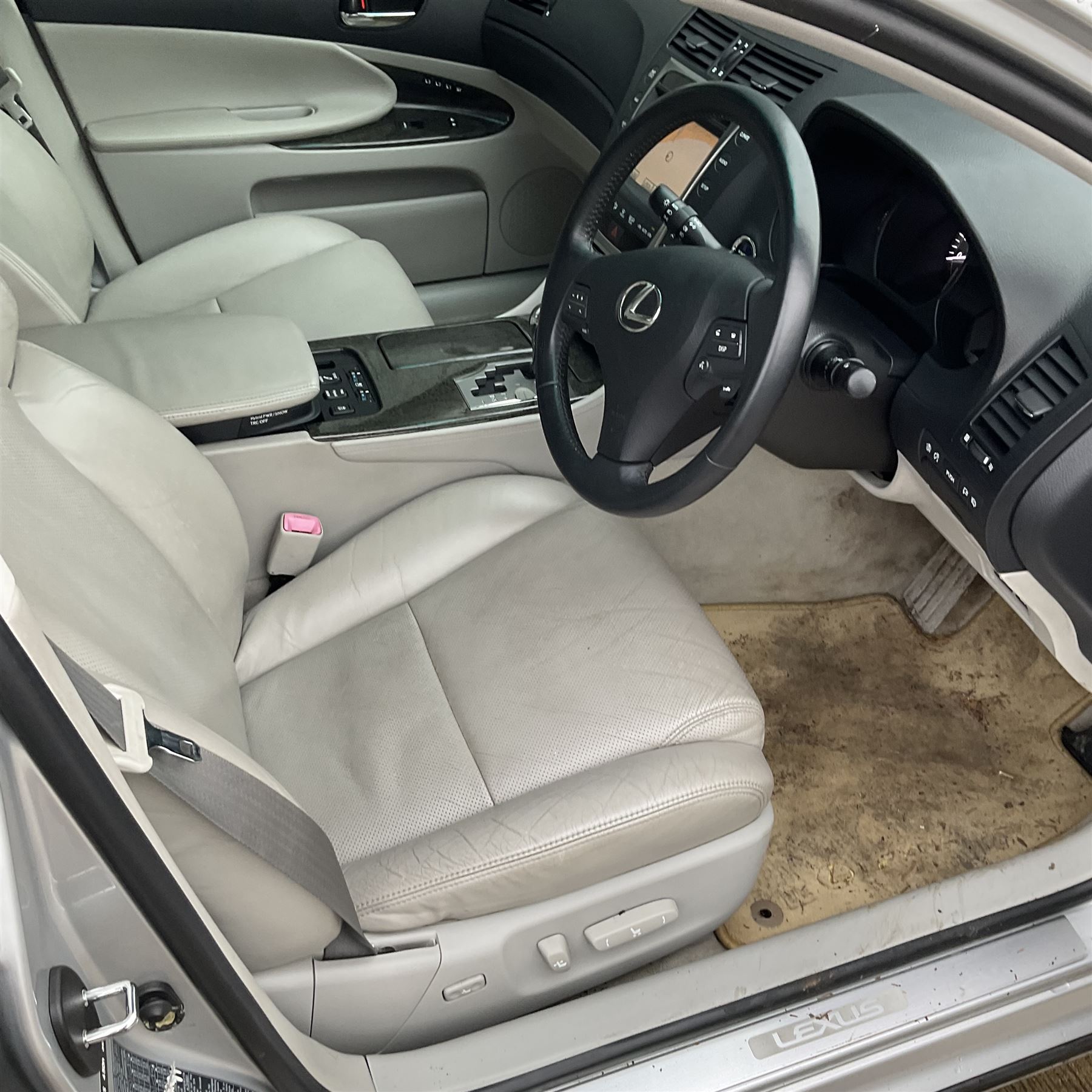 Lexus GS 450h saloon car, 3.5 SE-L, 4 door, CVT Auto
Year: 2010, September
Colour: Silver
Mileage: 50,000 approx.
Fuel: Petrol Hybrid
MOT Exp: 9th April 2025
Reg: RF60 YNV
V5: No

For sale by instruction from a local estate
Buyers Premium 10% plus VAT (12% inc.)

