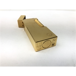  Dunhill gold-plated lighter no. 14618, unboxed  