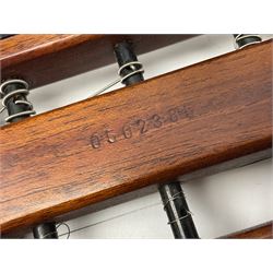 Aria Sinsonido mahogany electric travel guitar, serial no.0502385 L86cm; in original gig bag with earphones and GM11 Minituner; together with Fender Sidekick Reverb 25 amplifier and Marshall MG Series 15DFX amplifier (3)