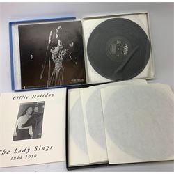 Billie Holiday LP Box Sets: Billie Holiday on Verve 1946-1959, Rare and Unissued Recordings From the Golden Years, Lady Day, The Lady Sings 