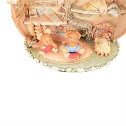 Pendelfin figures and display stands, including The Nursery and Wishing Well displays, together with Lilliput lanes 