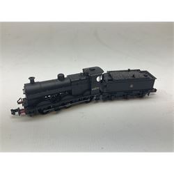 Graham Farish by Bachmann 'N' gauge - Class 4F 0-6-0 locomotive no.43875, Class 3F 0-6-0 'Jinty' locomotive no.47314, Fairburn 2-6-4 tank locomotive no.42073 and Standard Class 4MT 2-6-4 locomotive no.80119 (4)