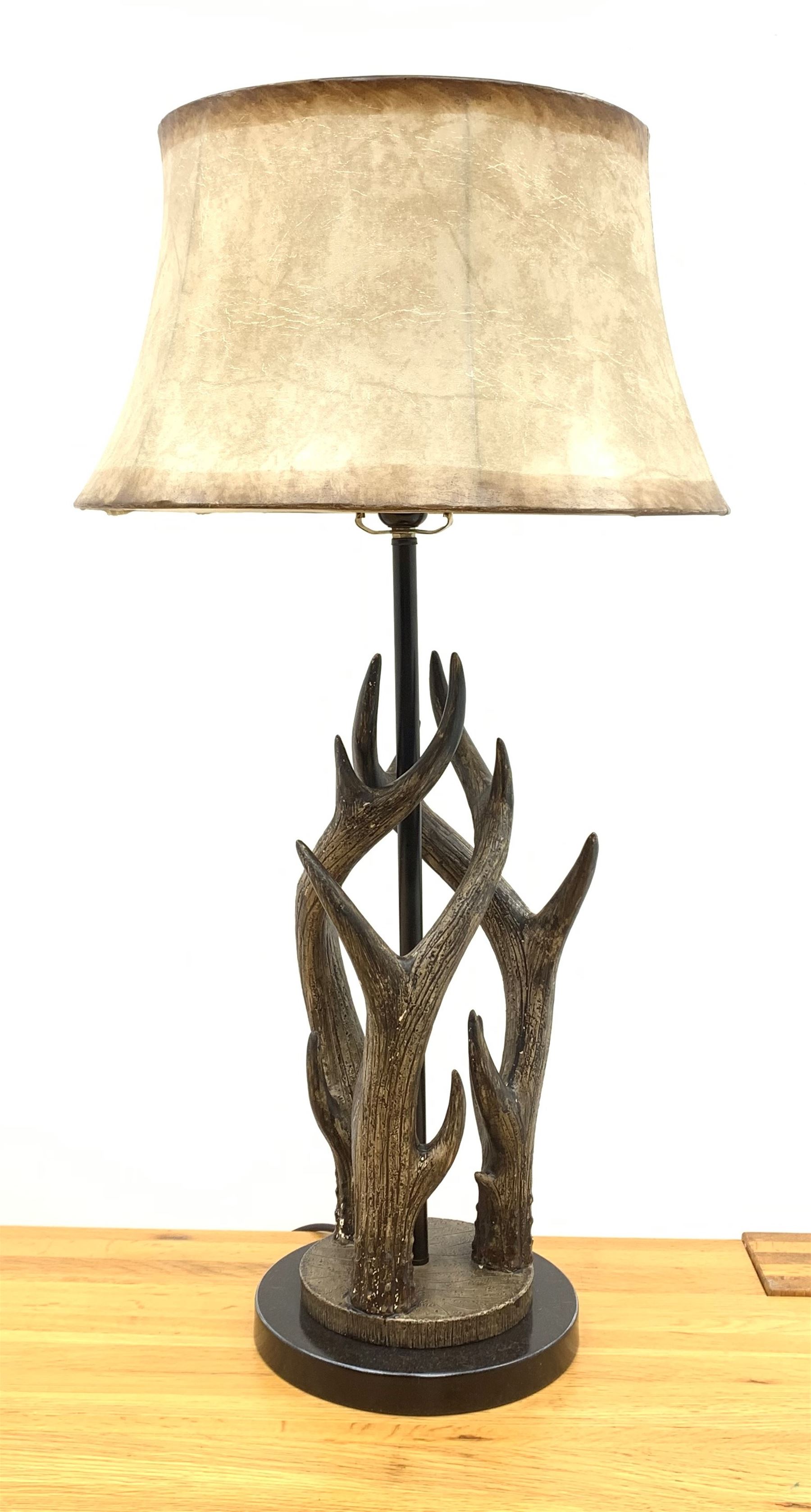 Faux antler table lamps discount