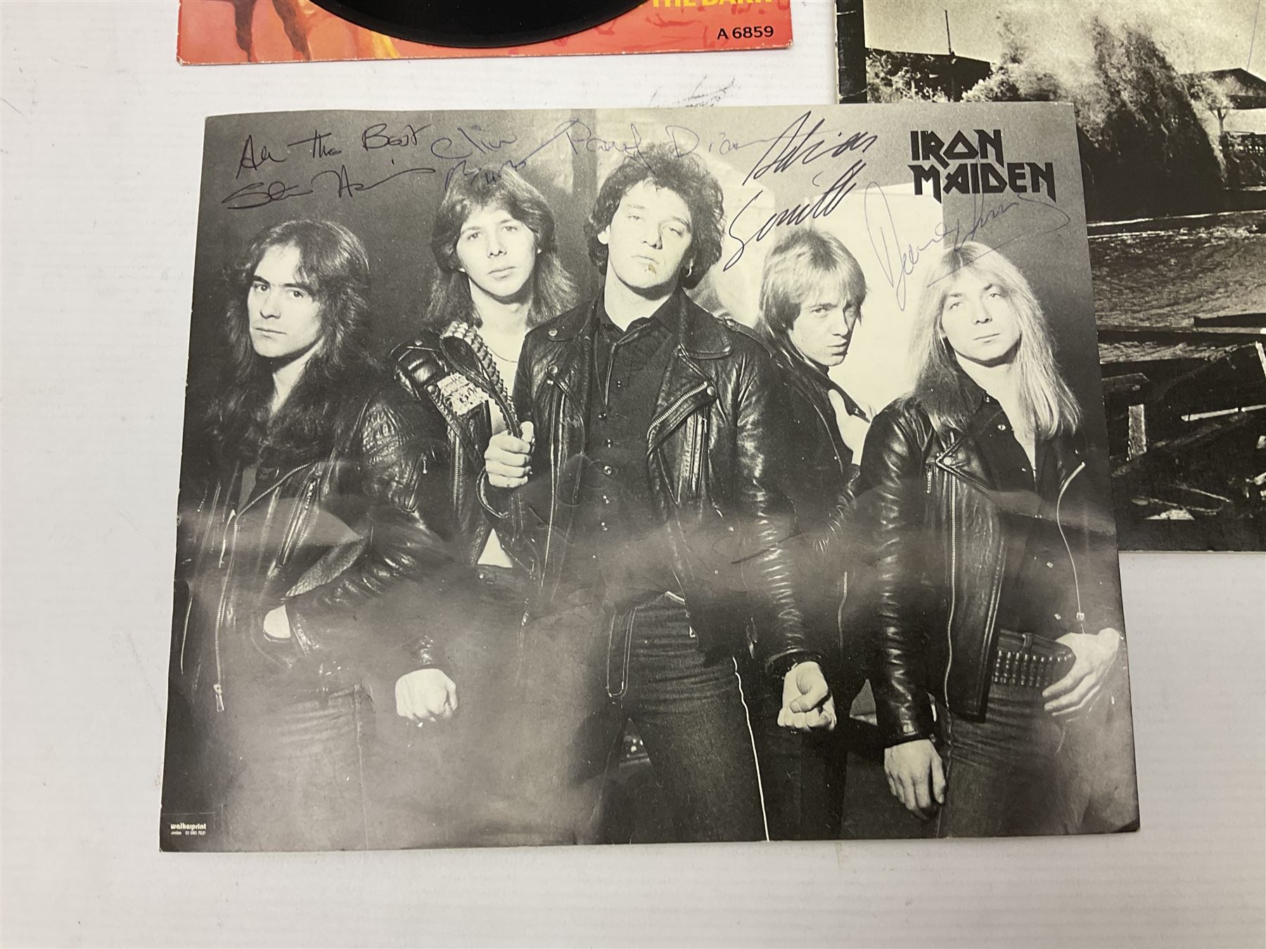 Ozzy Osbourne Shot in the Dark single, Rush World Tour magazine etc 