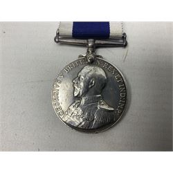 George V Naval long Service and Good Conduct Medal awarded to M.36831 W. Cox R.P.O. H.M.S. Vivid; with ribb
