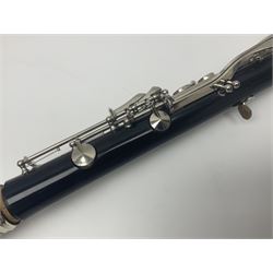 Yamaha 26II five-piece clarinet, serial no.027761; in fitted case with accessories