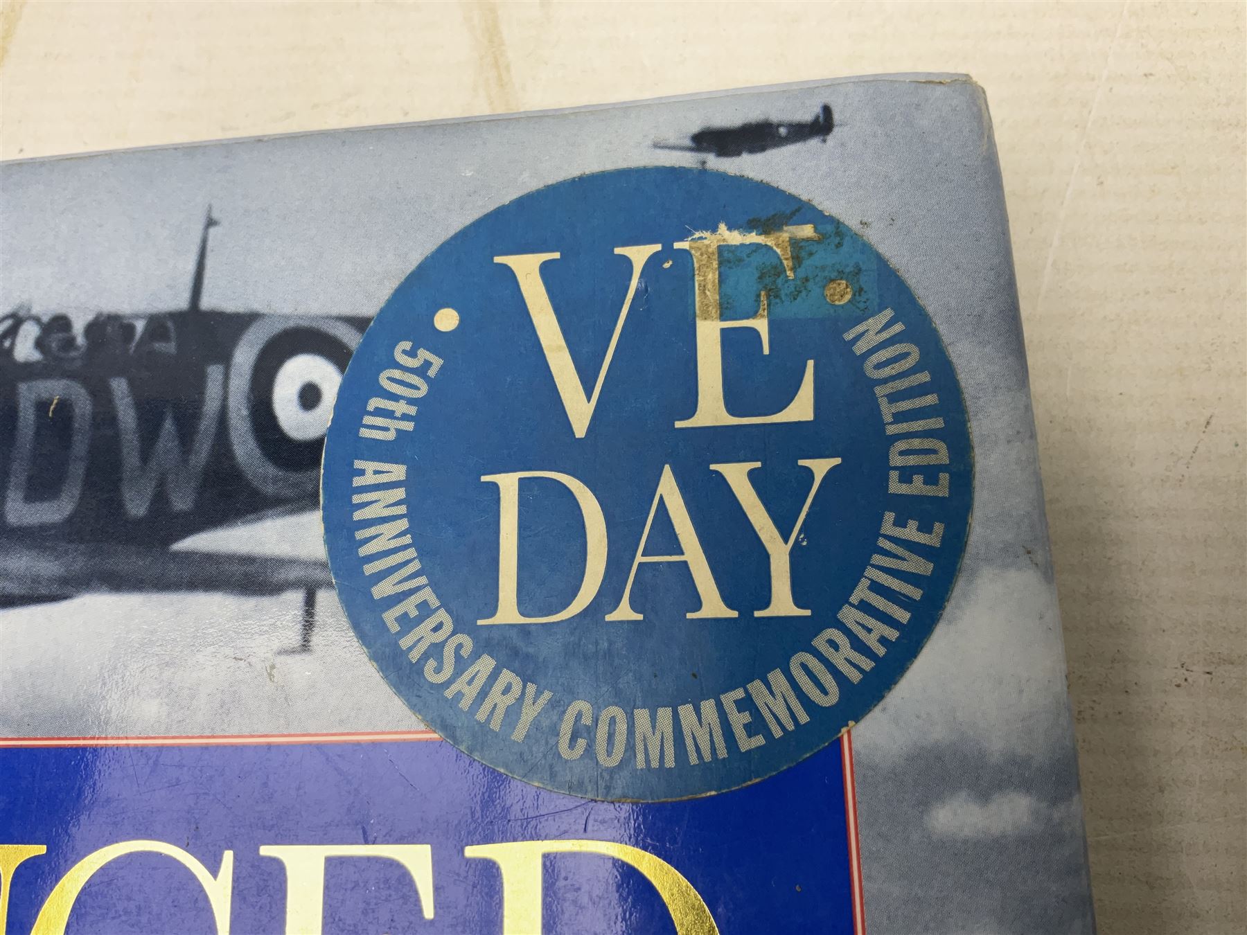 Winged Victory. 1995. Loose mounted signed dedication note and bookplate on the fep from the authors Wing Commander P.B. (Laddie) Lucas and Air Vice-Marshall J.E. (Johnnie) Johnson with duplicate signatures on the title page. Unclipped dustjacket.