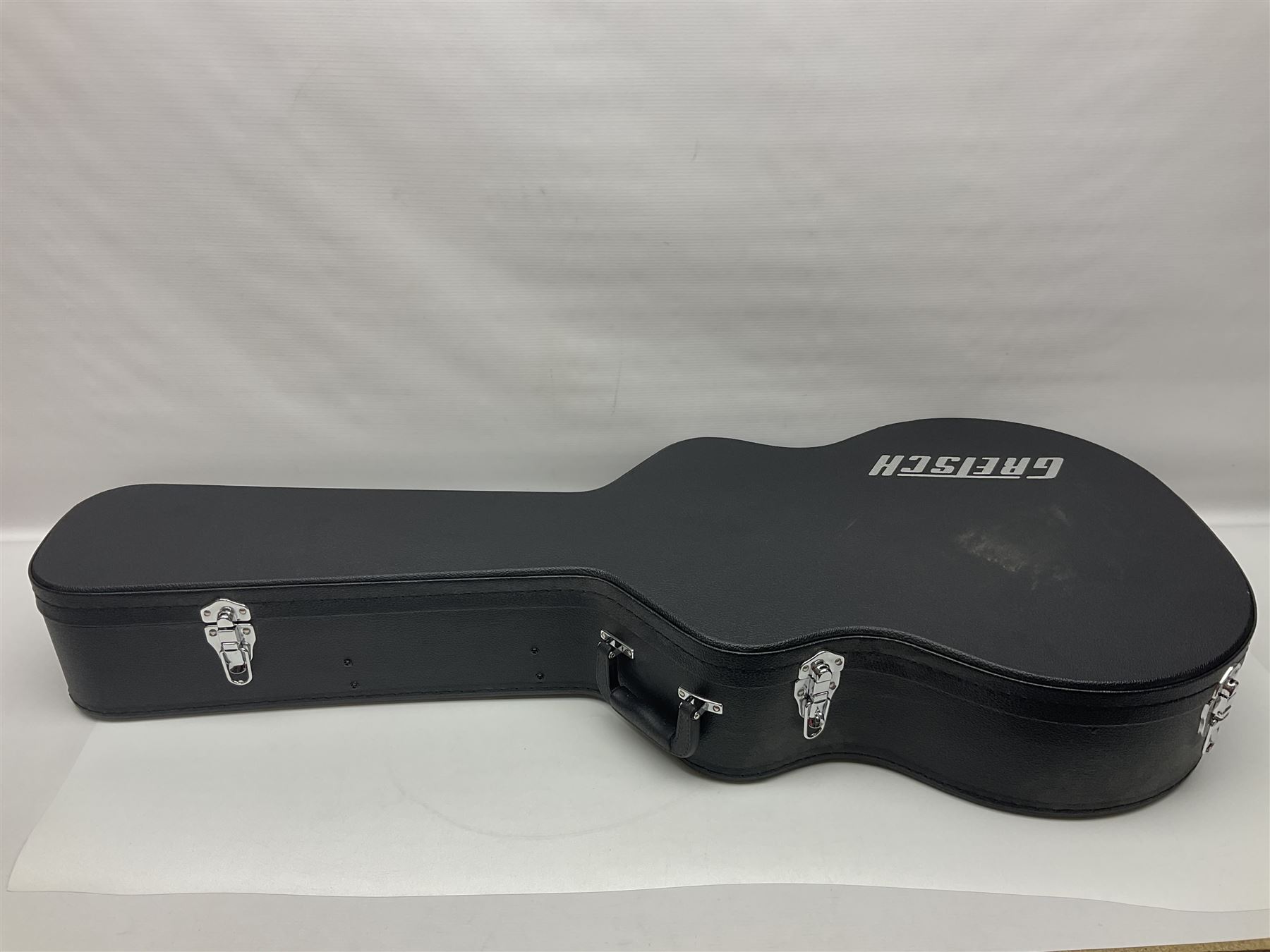 Gretsch G2420/ABB semi-acoustic guitar with three-tone sunburst finish, serial no.IS191201597, L107cm overall; in original hard carrying case dated 2019.