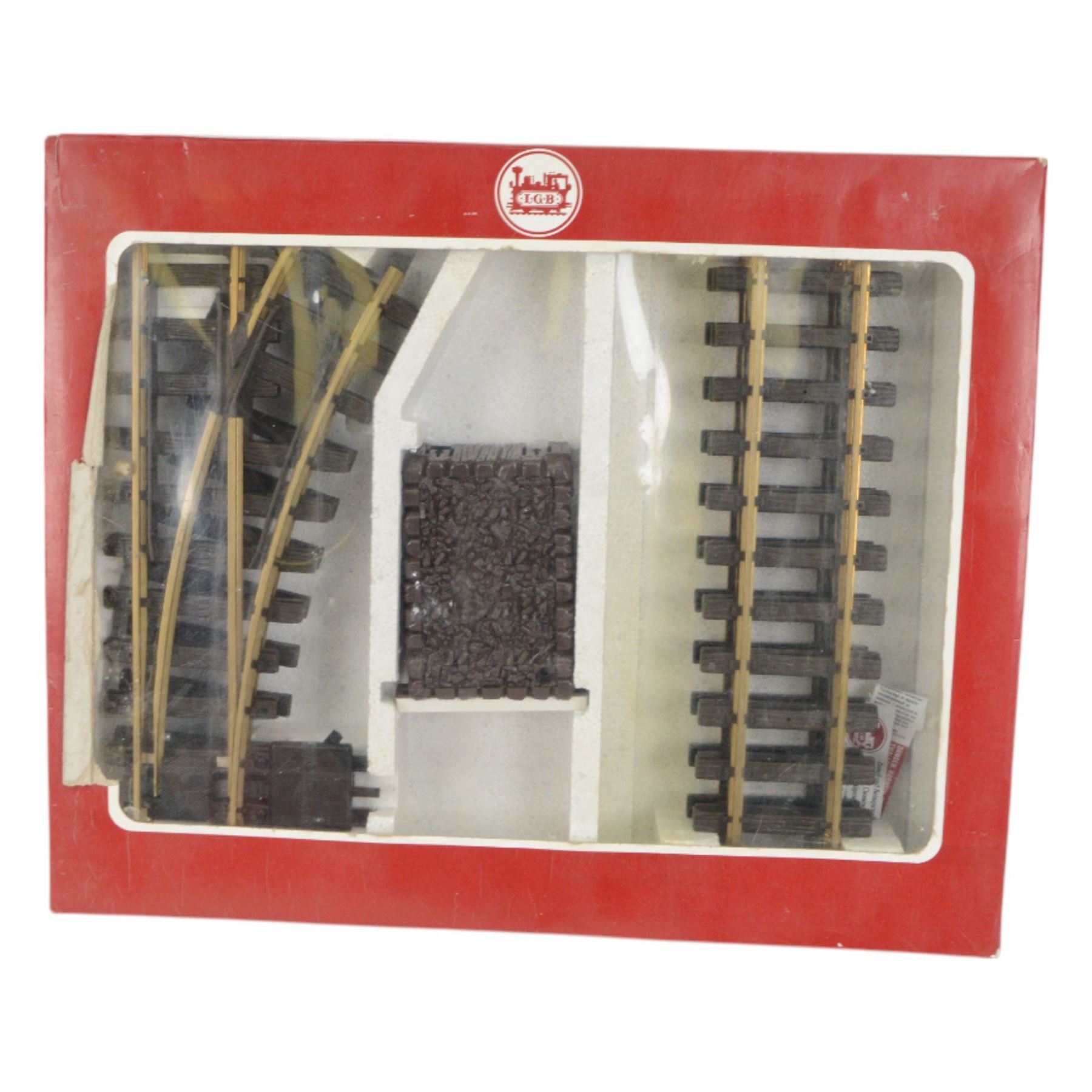 LGB (Lehmann-Gross-Bahn) 'The Big Train' garden railway set, comprising 78302 Starter Set, 19901 track section and 10610 railway track pack, all boxed
