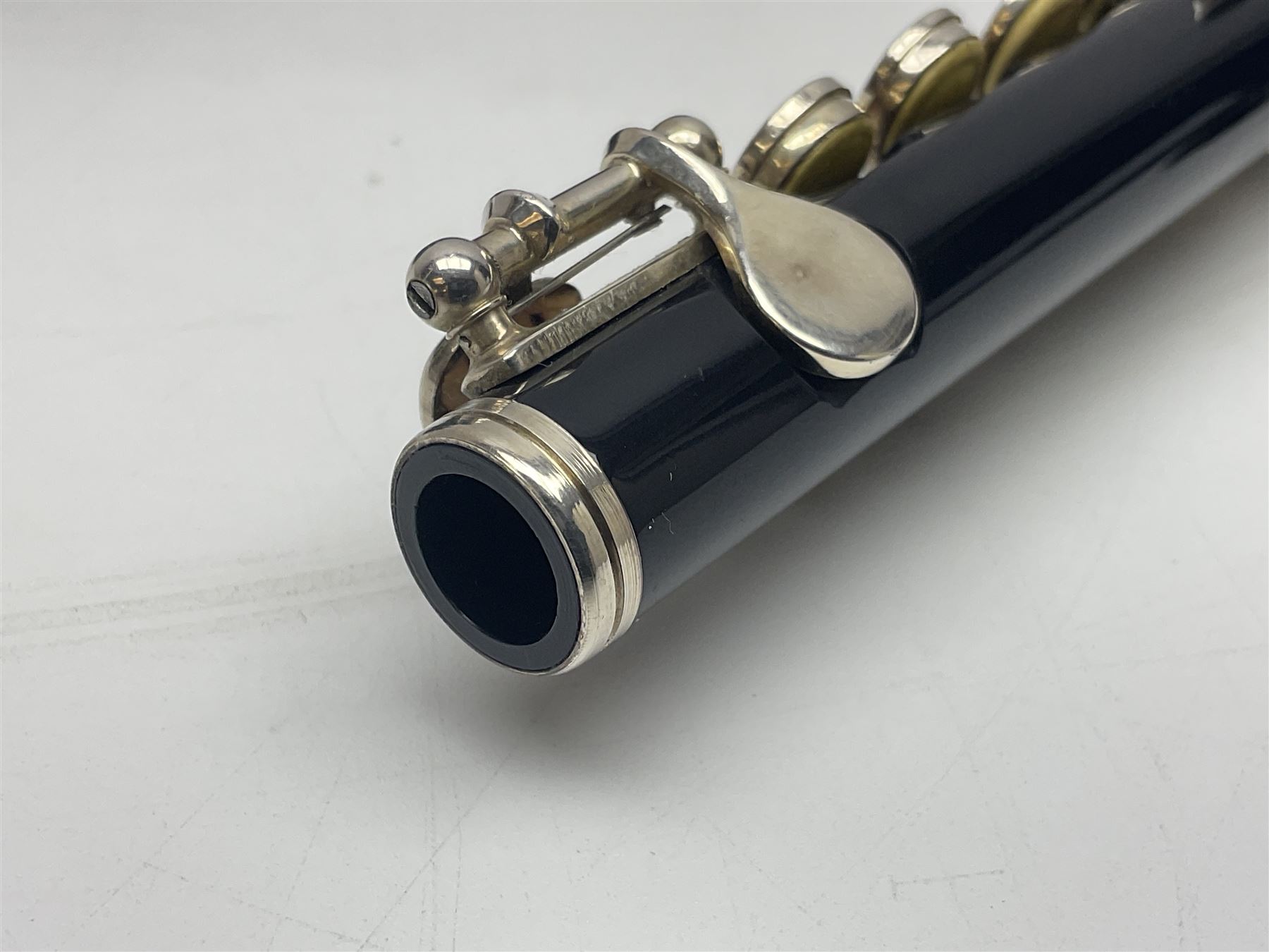 Phoenix two-piece piccolo; in Emerson fitted case