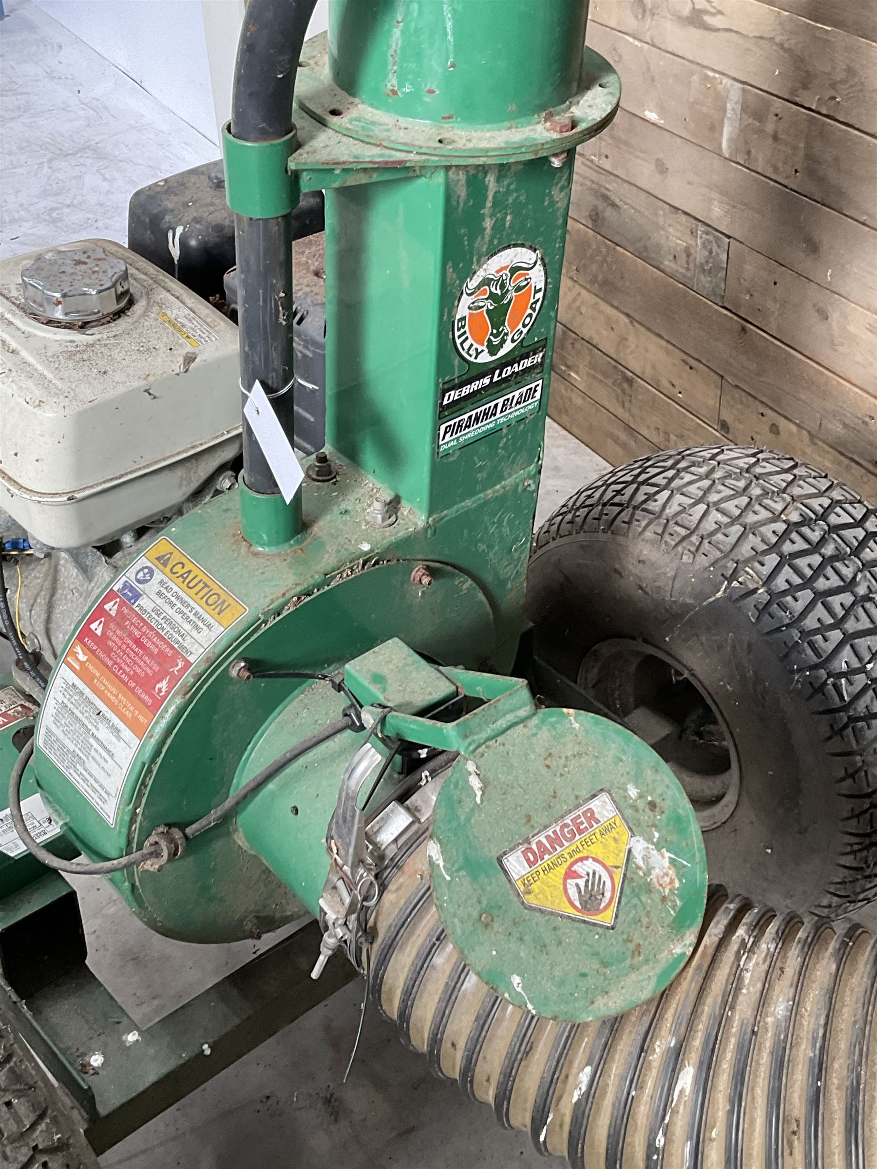 Billy Goat D1301H Debris Loader, trailer mounted