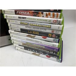 Wharfedale TV with built in DVD player, together with xbox controller and twenty three xbox games