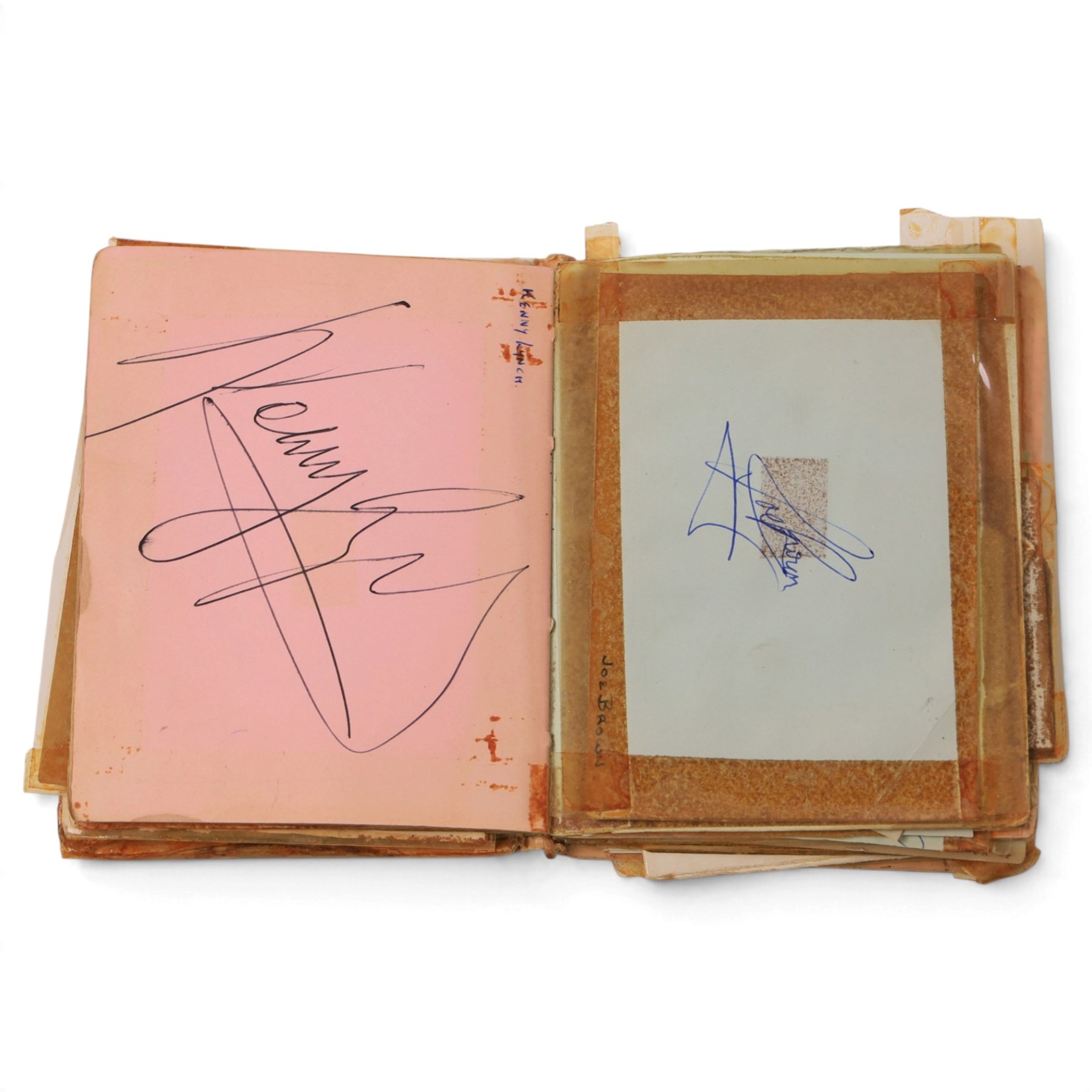 1960s autograph book, with signatures including John Lennon, Keith Richards, Bill Wyman, Dusty Springfield, Cilla Black, Helen Shapiro, etc