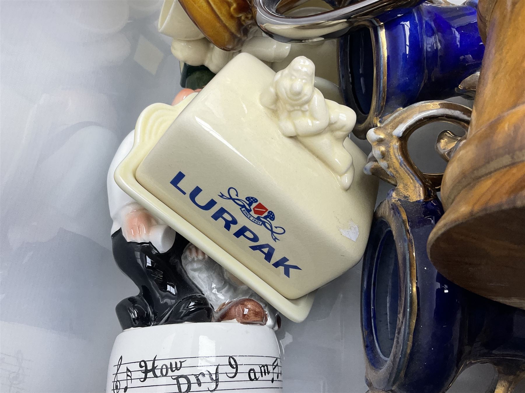 Large collection of ceramics, to include Regal ceramics eggs, Grafton tea trio, Lurpak toast rack, butter dish and egg cups, etc in three boxes 