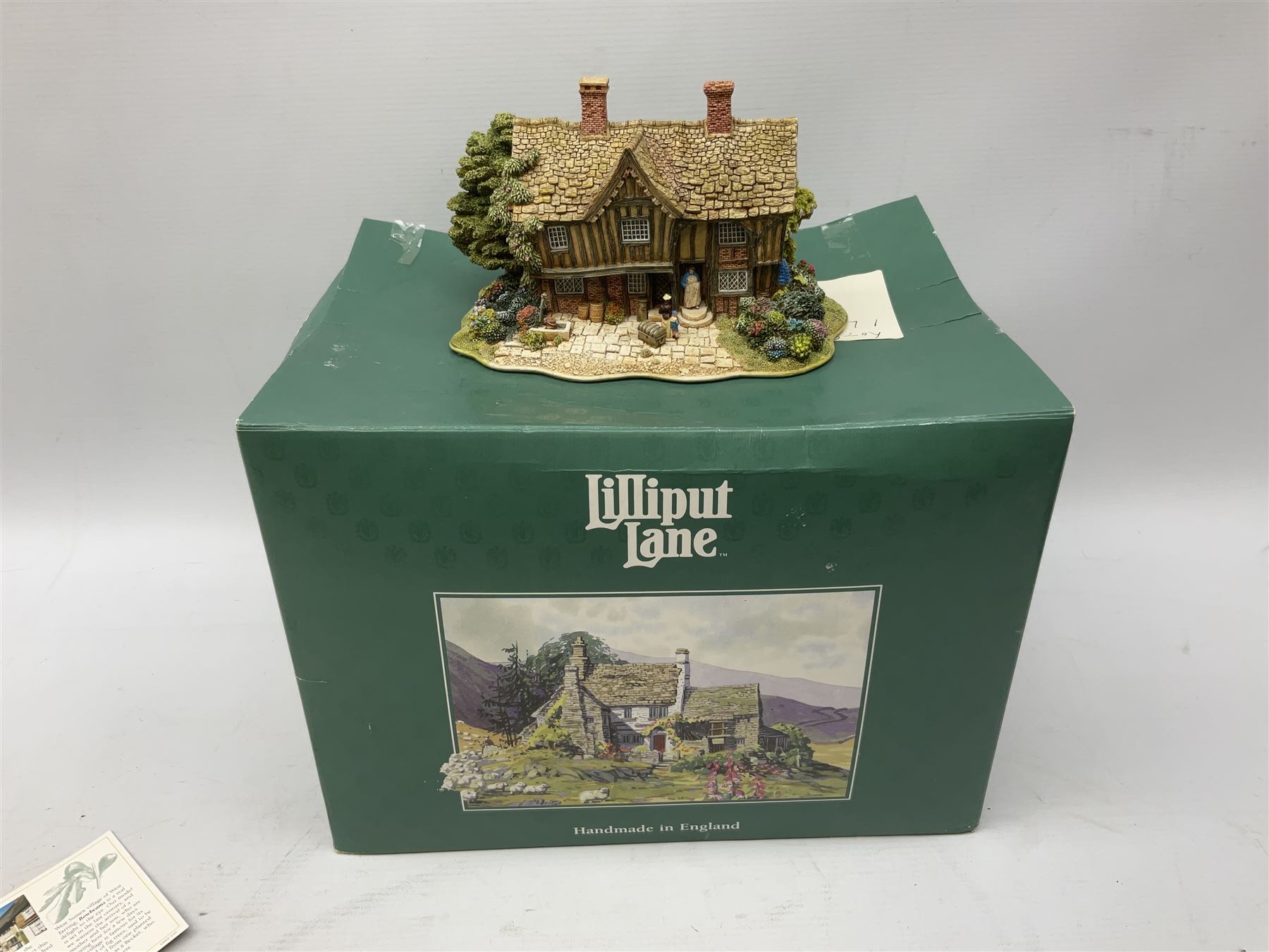 Lilliput Lane 'Bowbeams' The British Collection model, boxed with deeds