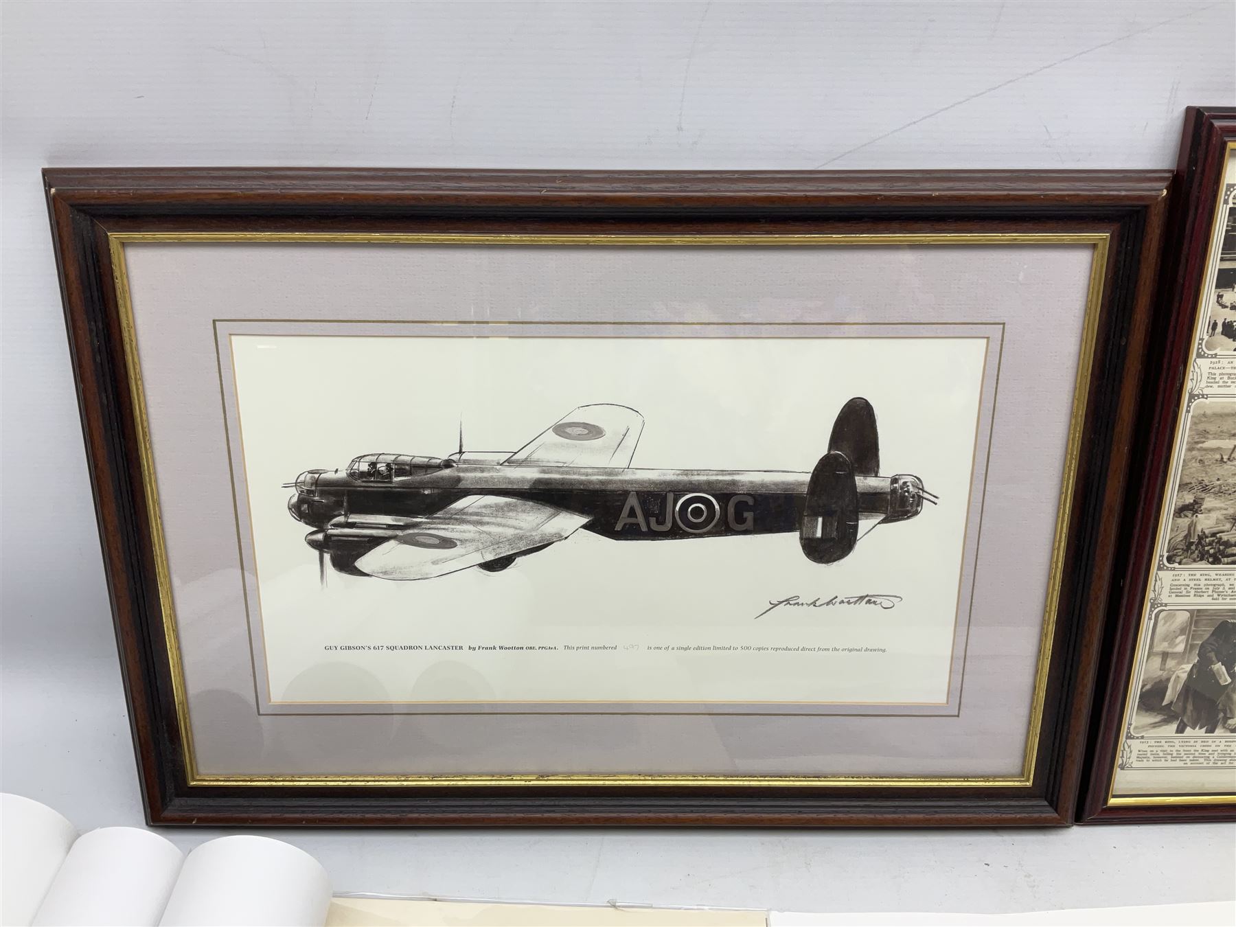 Collection of twenty-one unframed and seven framed prints of predominantly aviation interest after David Pritchard, Brian Petch, Stephen Teasdale, Barry Price, Coulson, Wardle etc; depicting Spitfires, Hurricanes etc; some limited editions with certificates and many bearing multiple signatures on the mount