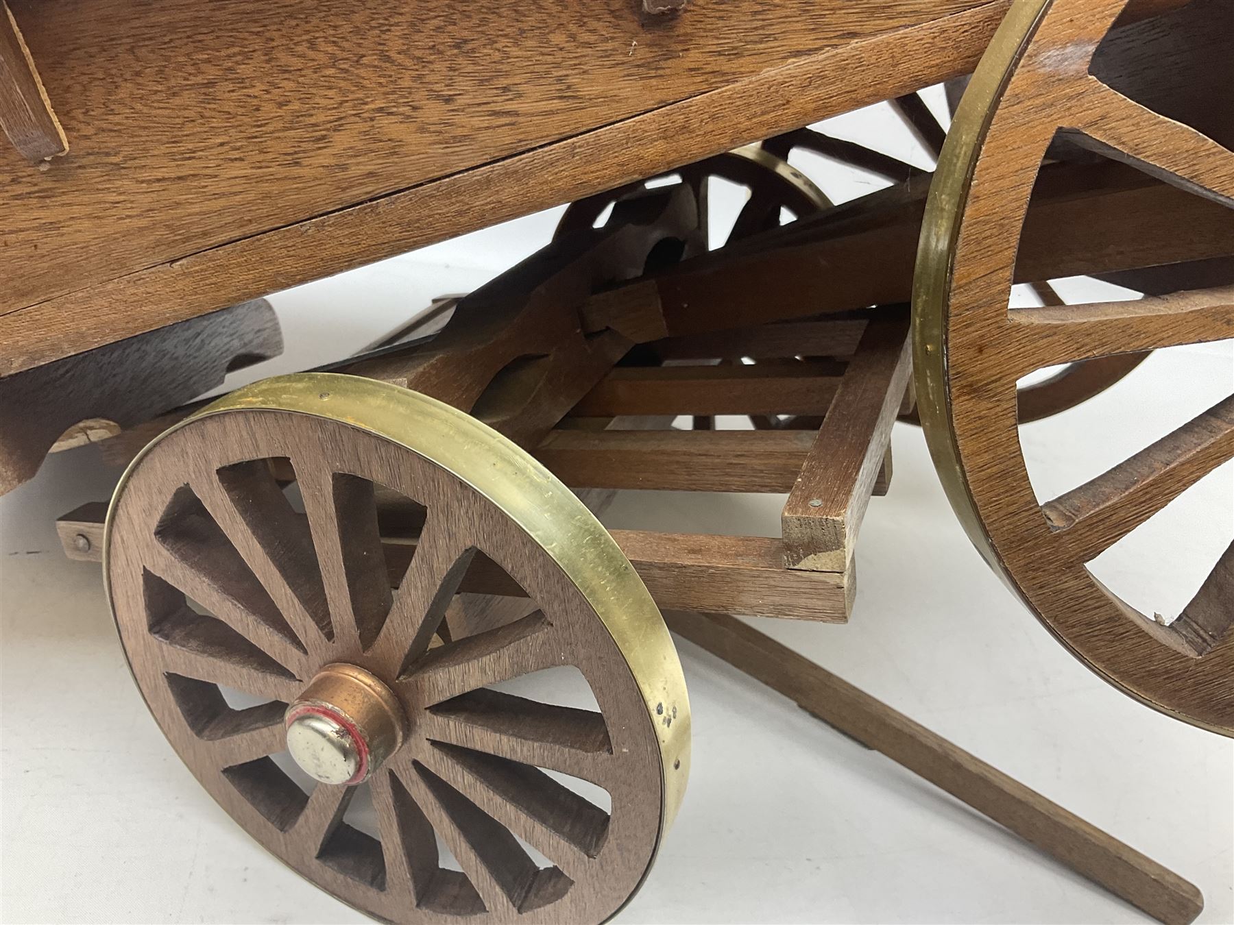 Approximately forty seven ceramic Shire horses to include Sylvac and Melba Ware examples of various sizes and colours, many with harnesses, and a quantity of carts and wagons 