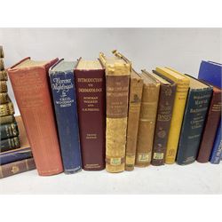 Richie, Ewing J; The Life and Times of W.E Gladstone by J Ewing Ritchie, six volumes, Walter Scott, B; The Imperial edition of the Waverley Novels, two volumes, Stebbing M.E; colour of the Garden and other books, in two boxes