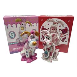 Wallace & Gromit - Gromit Unleashed: two Aardman Animations The Grand Appeal 'Gromit Unleashed' figures comprising Cupid and Merry-Go Gromit, both with boxes