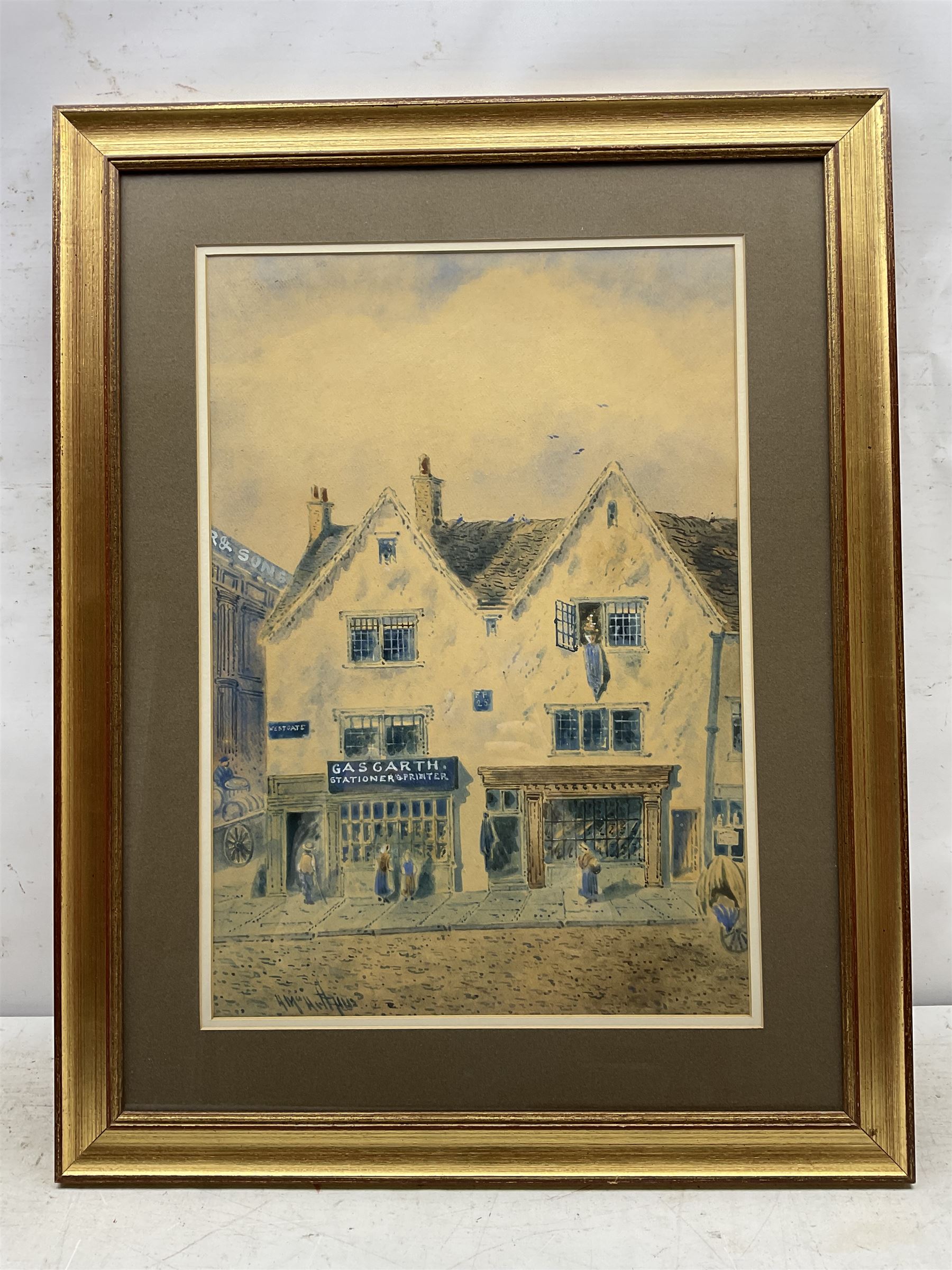 Arthur McArthur (British fl. 1880-1920): Bradford Street Scenes, pair watercolours signed (2)