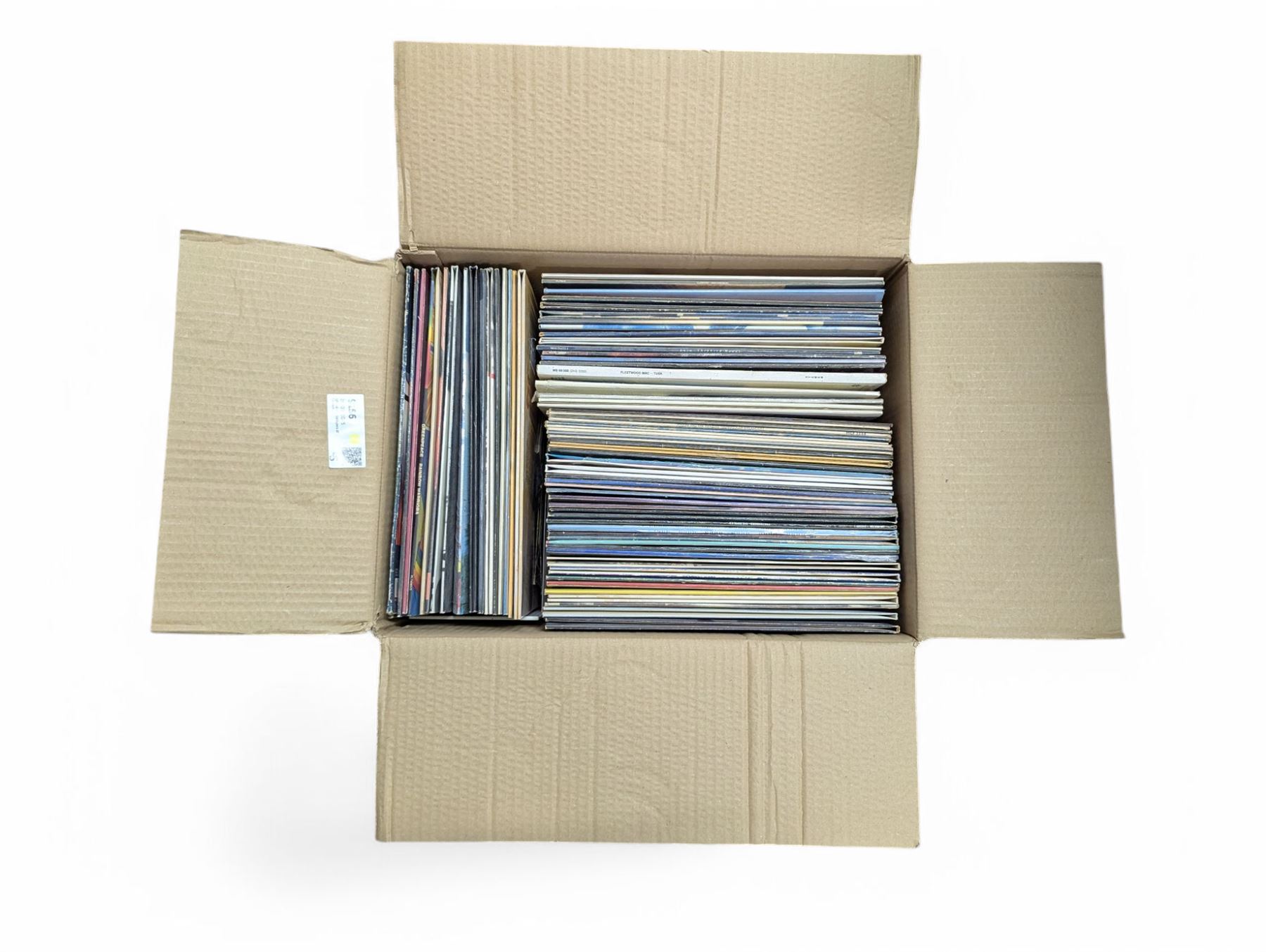 Large collection of records including Genesis, Fleetwood Mac, Dire Straits, U2 etc