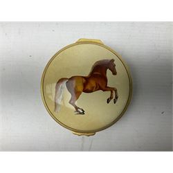 Limited edition Halcyon Days enamel box, Whistlejacket, painted in 1762 by George Stubbs, no 22/250, with certificate of authenticity, in fitted box 