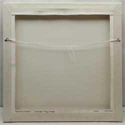 Tracy Savage (British 1963-): 'Half Day Closing', limited edition print on canvas signed titled and numbered 148/295 verso 75cm x 75cm (unframed)