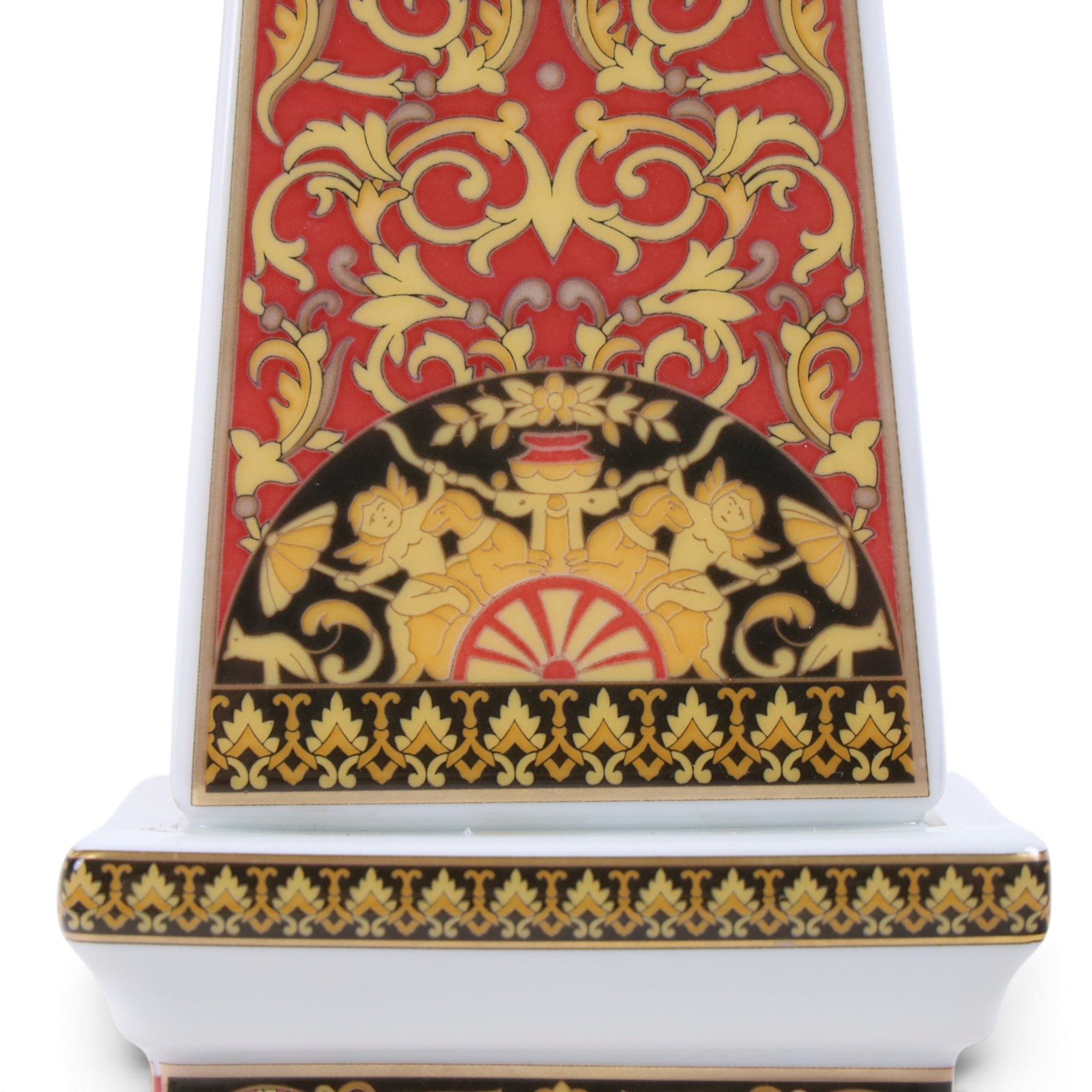 Rosenthal for Versace Medusa obelisk, H38cm