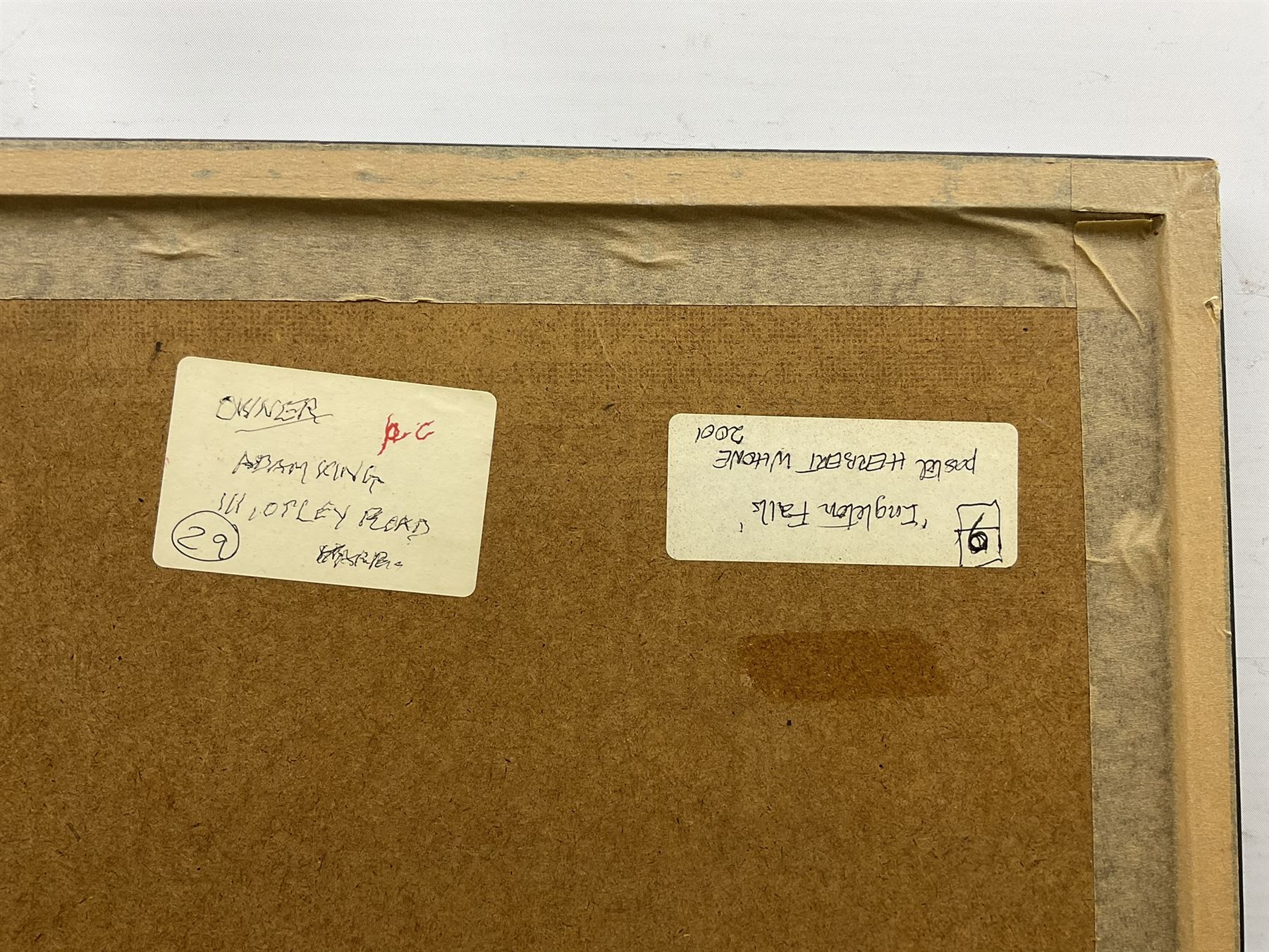 Herbert Whone (Northern British 1925-2011): 'Ingleton Falls', pastel signed titled and dated 2001, 62cm x 49cm