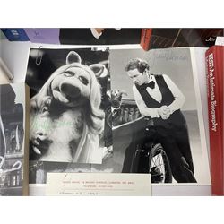 James Bond Casino Royale book signed by Daniel Craig, Judy Dench and other case members, together with Beatles book and Wing dust cover with spurious signature and other signed TV and sport memorabilia 