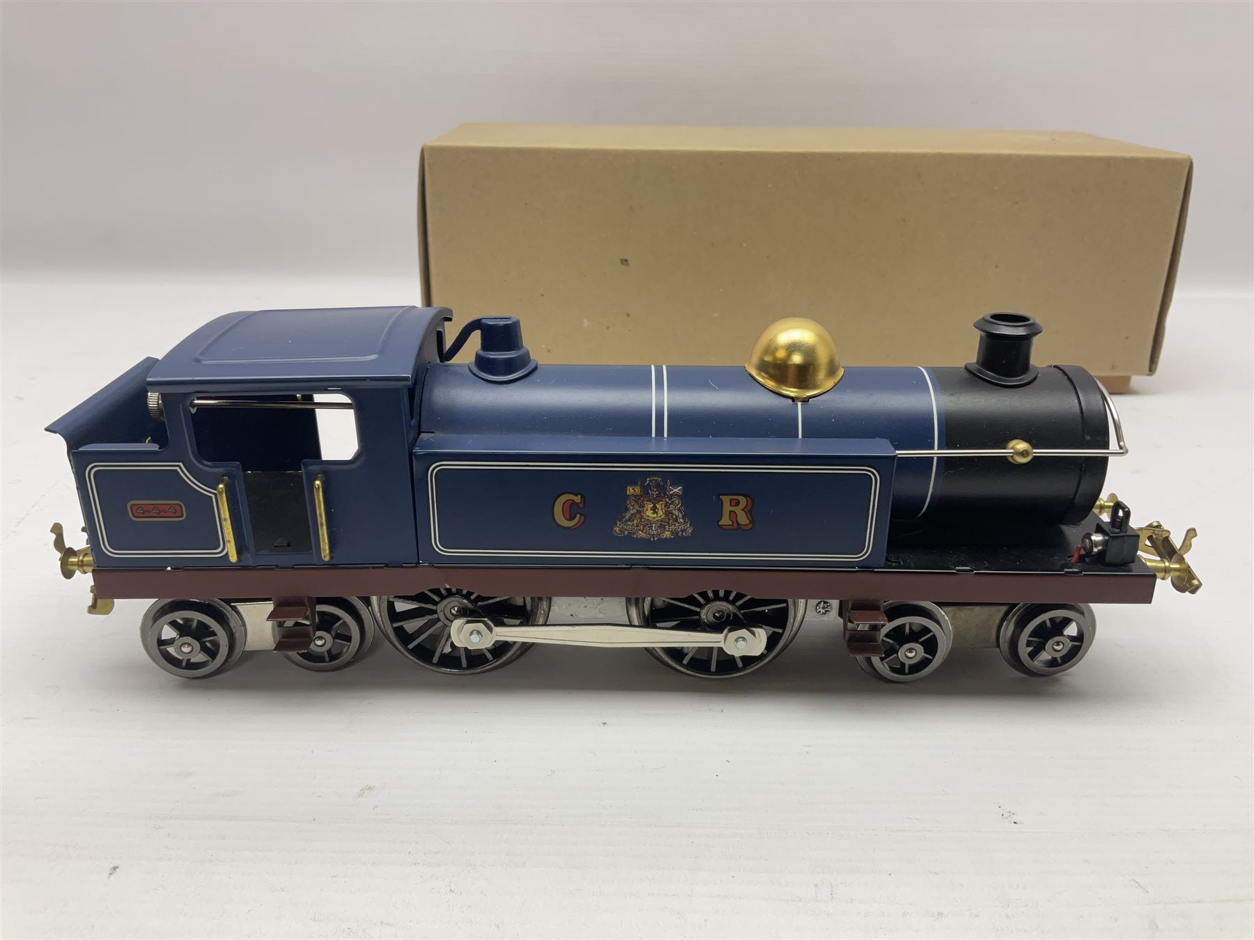 Ace Trains '0' gauge - C1/CR Caledonian Railway 4-4-4 tank locomotive; in plain brown box with Ace Trains labels and packaging