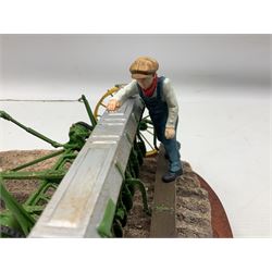 Border Fine Arts for John Deere Sowing The Good Seed, model No. B0917 by Ray Ayres, limited edition 140/950, with certificate, H20cm 