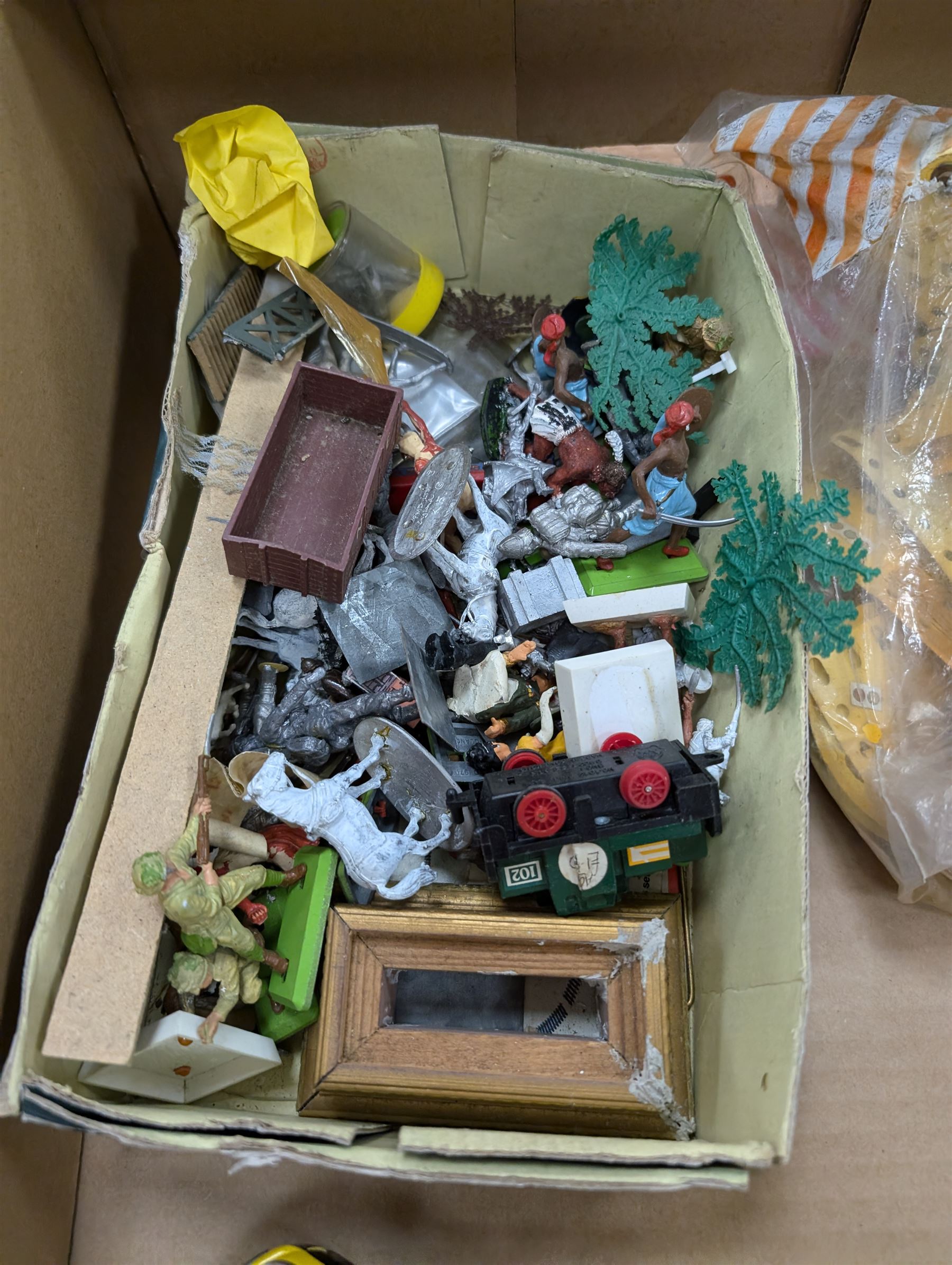 Britains toys lead figures, Meccano and other toys