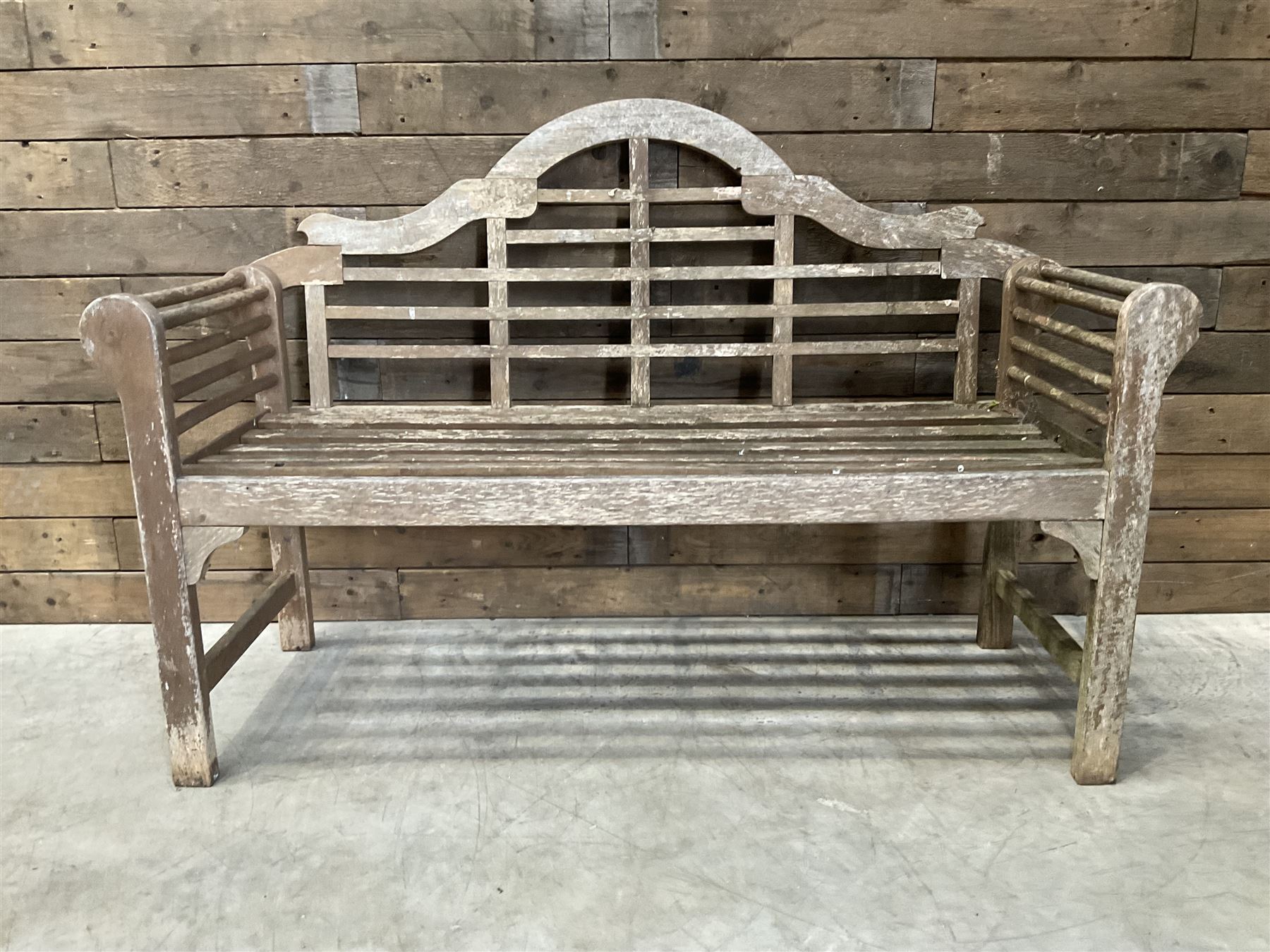 Lutyens design teak garden bench