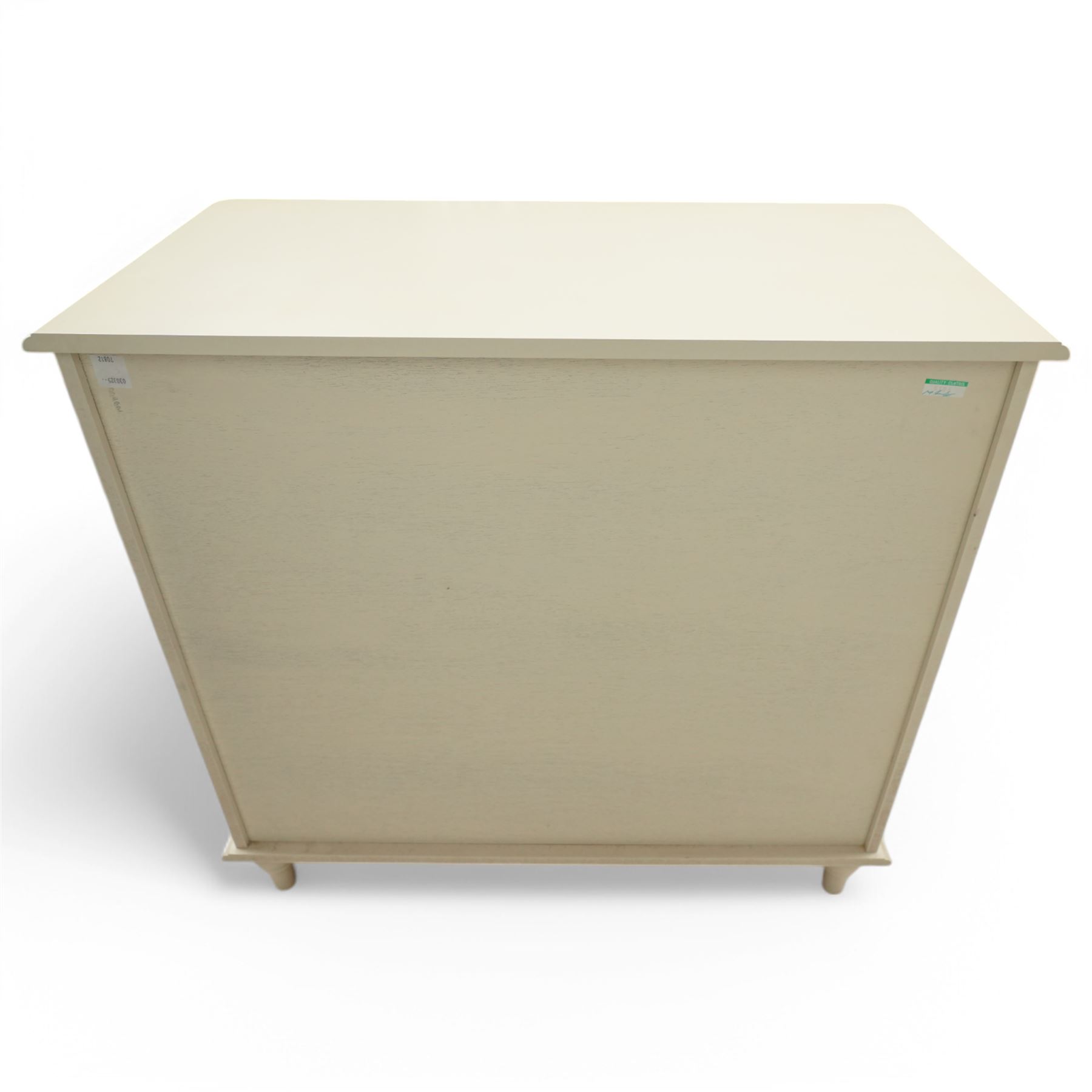 Laura Ashley - cream painted chest fitted with two over three drawers