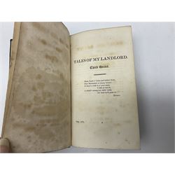 Sir Walter Scott; 15 volume set of the Waverley novels, published in Edinburgh in 1821