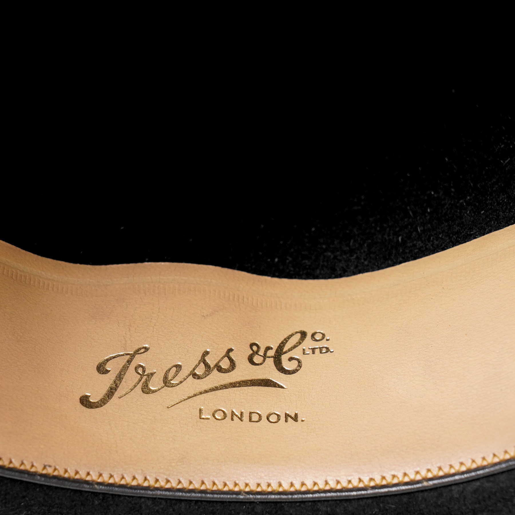 Three bowler hats and two cases, by Tress & Co, Lincoln Bennett & Co, and Christys' (3)
