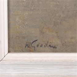 Walter Goodin (British 1907-1992): Fishing Boats in Bridlington Harbour, oil on board signed 72cm x 92cm